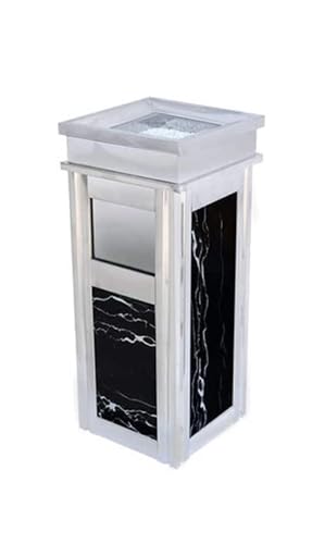 Caneca de basura cuadrada de Microcrystalline Stone Panel miniatura 1