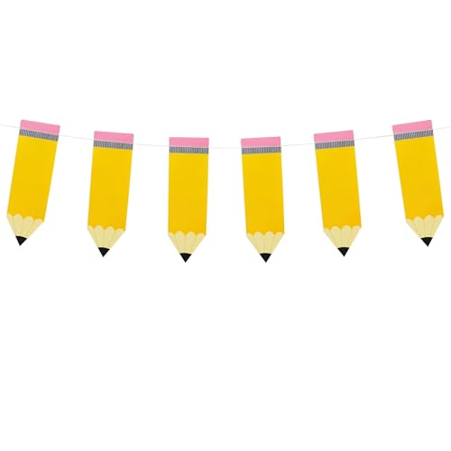 Guirlande de Retour à L'école, Bannière de Rentrée Scolaire, Guirlande