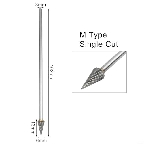 Fresa Rotativa para Metal con Vástago de 3mm miniatura 2