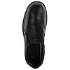 ABSOLUTE FOOTWEAR Mens Easy Slip On Faux Leather Formal Casual Work Shoe with Twin Gusset - Black - UK 8 #5