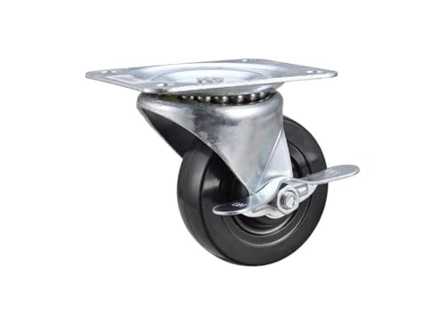 Roulette pivotante en caoutchouc souple 10,2 cm Projex pour stopper les rayures au sol