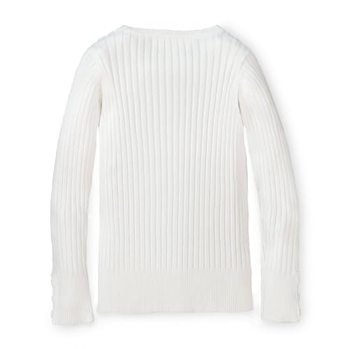 Image of Hope & Henry Girls' Long Sleeve Rib Knit Sweater Top