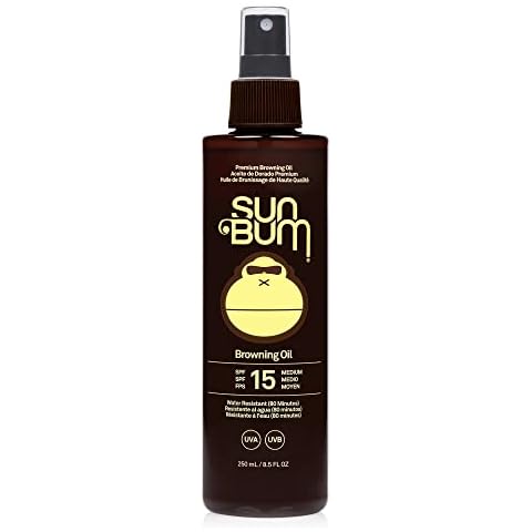 Sun Bum SPF 15 Moisturizing Browning Oil, Broad Spectrum UVA/UVB Protection Tanning Oil, Vegan and Gluten Free, 250 ml Cover