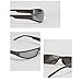 Small Square Sunglasses for Women - Cute Fashion Wrap Around, Trendy Y2k Vintage Narrow Shades (Black)