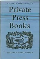 Private Press Books 1977 090000293X Book Cover