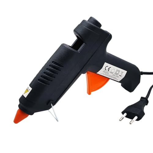 Pistola per Colla a Caldo 80W – Stick da 11mm – Professionale e Potente – Ideale per Lavori di Precisione, Bricolage e Artigianato – Alta Adesione e Resistenza (80W - Stick 11MM)