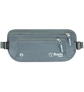 Money Belt for Travel w/RFID Blocking Technology - Hidden Travel Money Pouch for Cash, Credit Car...
