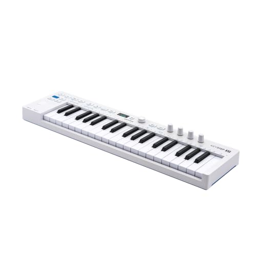Image of Arturia Arturia KeyStep 37-Key Controller & Sequencer USB /MIDI /CV Keyboard Controller | 37-Note Slimkey with Velocity and Aftertouch, 64-Step Polyphonic Sequencer, 16-Mode Arpeggiator, USB-C, Midi Din
