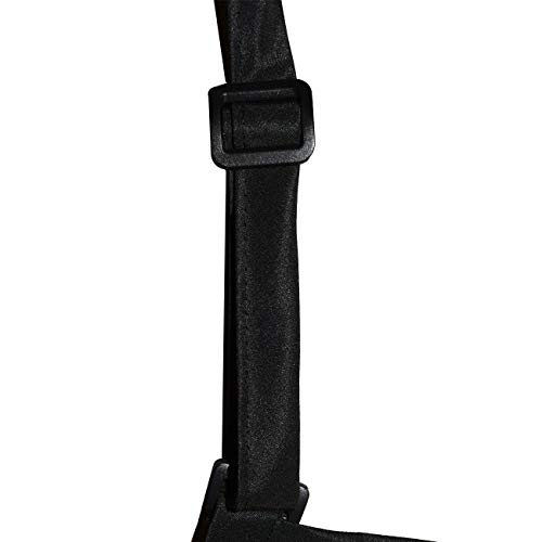 Betty Dain Vintage Barber Apron, Lightweight, Water-Resistant Crinkle Nylon Fabric, 2 Chest Pockets, 2 Bottom Pockets With Zippers, Adjustable Neck Closure, Black #TOP3