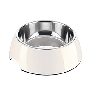 HUNTER Melamin-Napf, mit Edelstahlnapf, 700 ml, weiß