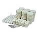 Luo ke 75 Pcs Assorted Wool Polishing Kits, 1/8 Inch Shank Compressed Wool Felt Abrasive Polishing Bits Buffing Wheel for Dremel Rotary Tools