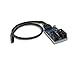 WYMECT Motherboard 9pin Header 1 to 2 Male Extension Splitter Cable