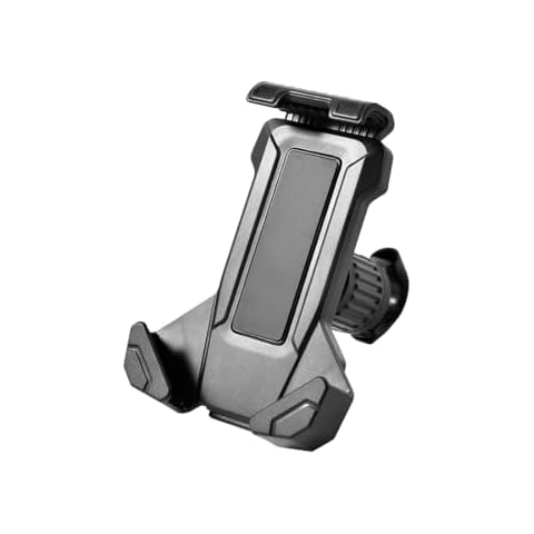 Lythor Bike Phone Mount - Sturdy Phone Mount for Motorcycle and Mountain Bicycles, 360°Adjustable Holder for Handlebars, Ideal for Cycling Navigation and Anti-Shake Recording Equipment (Black) Cover