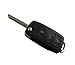 KEMANI Uncut Blade Flip 4 Buttons Keyless Remote Key Fob Shell Case for Jetta Beetle No Chips