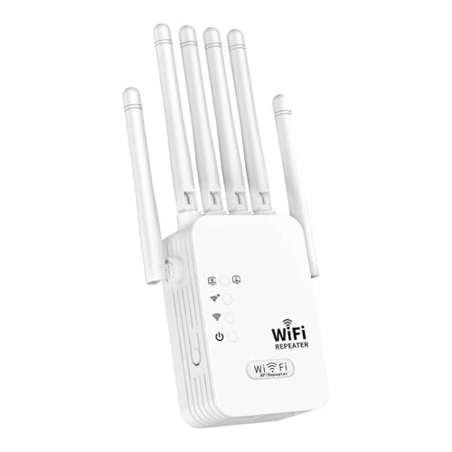 GIANAC Single Band WiFi Extender with Ethernet Port, WiFi Repeater Signal Booster 2.4GHz, Wireless Internet Range Extender, Supports Up to 60 Devices 
