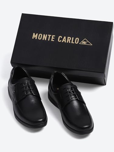 Image of Monte Carlo Men Leather Lace-Up Shoes