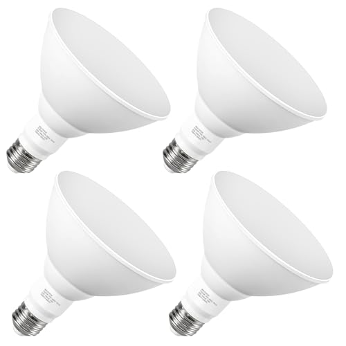 GvvooHome Led Flood Light Bulbs Outdoor, 3000K Soft White 100W Equivalent