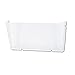 Deflecto 63201 Unbrkbl Wall Pocket, Letter, Single, 14-1/2-Inch X3-Inch X6-1/2-Inch, Cl