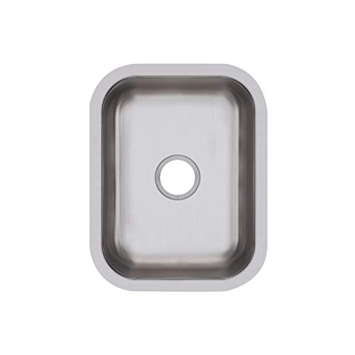 Elkay DXUH1318 Dayton Single Bowl Undermount Stainless Steel Bar Sink, 16 x 21