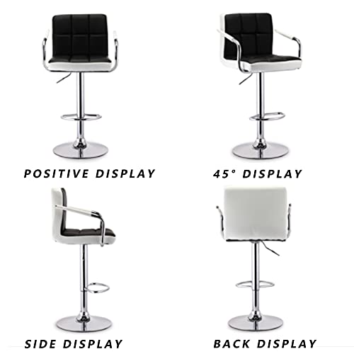 Chaise salle à manger rotative moderne réglable avec accoudoirs - 5