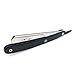Parker PTB Professional Straight Razor with Replaceable Blades – All‑Stainless‑Steel Push‑Type Design + 5 Parker Platinum Half Blades – Barber‑Grade Razor for Precision Shaving & Detailing
