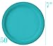 Serves 50 Guest Teal Color Complete Party Pack Disposable 9