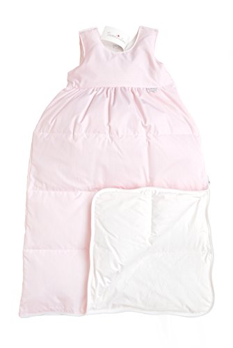 Tavolinchen Boluda - Sacco A Pelo Per Bambini, Motivo A Righe, Misura 80, Colore: Rosa - 2