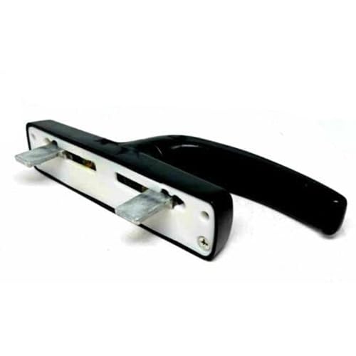 inferramenta CREMONESE PER INTERNO MANIGLIA PER PORTE IN ALLUMINIO CREMONESE ADATTA A TUTTE LE PORTE INTERNE VERSATILE DESIGN MODERNO (Nero)