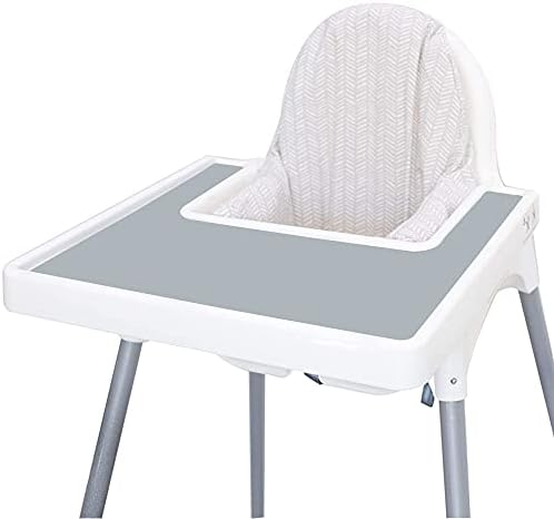 High Chair Placemat for IKEA Antilop Baby High Chair, Suncore Direct Silicone Placemats for Boys and girls, High Chair Tray Finger Foods Placemat for Babies, Toddlers, BPA Free, Dishwasher Safe