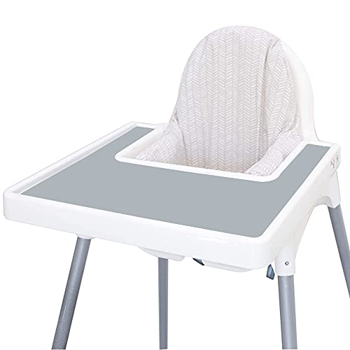 Image of Placemat for IKEA Antilop Baby High Chair, Silicone Mat for Antilop Baby High Chair Tray Accessories, Foods Place mat for Toddlers and Babies, BPA Free