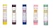 Crystal Journey Reiki Charged Herbal Magic Pillar Candle with Inspirational Labels - Set of 5 (Positive Energy, Healing, Good Health, Manifest a Miracle, Abundance) Each 7"x1.5" handcrafted