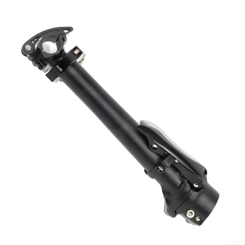 Vástagos plegables para bicicleta, diseño ligero de aleación de aluminio con ajustes fáciles de usar (negro B)