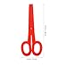 MAGICLULU Giant Clown Scissors Prop for Carnival Costume Accessories and Stage Performance, Red Fake Scissors for Cosplay and Pretend Play, 14.96 Inch Large Shears for Adults
