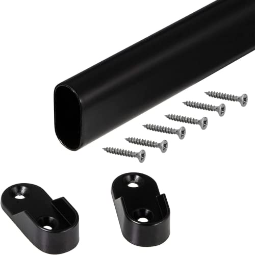 Gedotec Garderobenstange | OVAL | Schrankstange 1000 mm aus Metall |...