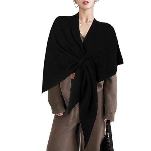 Pashmina Shawl Wraps for Women Solid Color Scarf Cardigan Cape Wool Cashmere Shoulder Top Soft Sweater Poncho