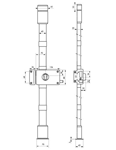 Serrure applique gauche 3 points Thirard pour résoudre les défauts de sécurité - 3