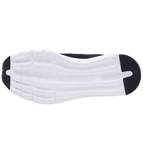 Image of PUMA unisex child Enzo Slip on Sneaker, Peacoat-puma Silver-puma White, 12 Little Kid US