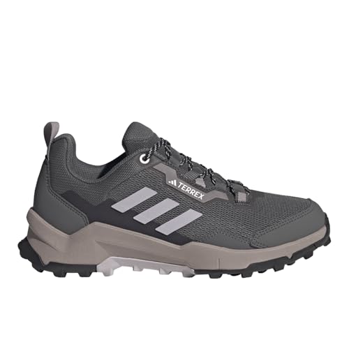 Image of Adidas Womens Terrex AX4 Hiking Shoes Grey/Silver Dawn/Preloved Fig 7.5 Medium