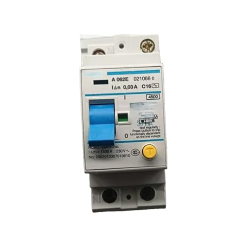 Disjoncteur 2P 16A A062E pour eviter les pannes de court circuit