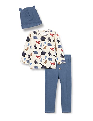 NAME IT BABY NBMRUNE GIFTPACK T-Shirt À Manches Longues, Oatmeal, 56 Garçon Cover