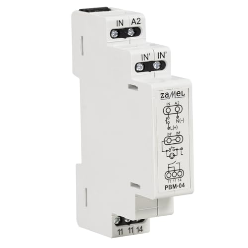 Relais bistable impulsionnel 12-230V AC/DC PBM-04/U pour tableau électrique