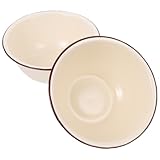 Bol émaillé de table : ce bol émaillé multifonctionnel peut également servir d'objet de décoration. très pratique, il est idéal pour la vaisselle