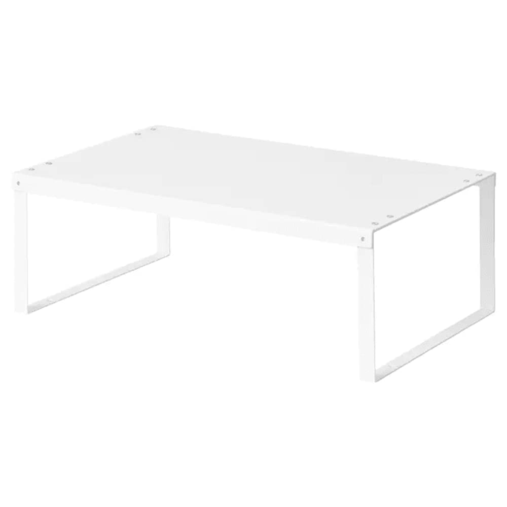Home Stuff Variera Shelf Insert Cupboard Stackable, Cupboard Stand for Spice Rack, Foldable Shelf Organizer for Kitchen Storage, Insert & Pull-Out Organizers, White, 17 7/8" x 11 3/8 x 6 1/4"