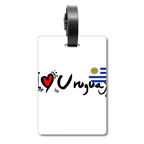 Étiquette valise Uruguay contre la perte de bagage de voyage