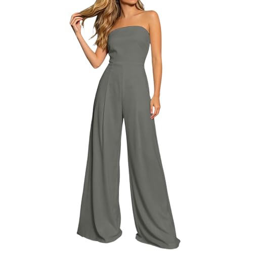 Jumpsuit élégant casual à manches courtes un vêtement uni pour toutes les silhouettes