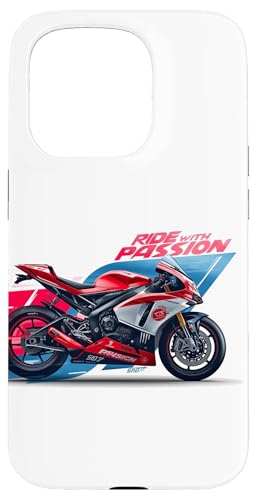 Ride With Passion Ultimate Biker ���[�^�[�T�C�N�����C�_�[T�V���c �X�}�z�P�[�X iPhone 15 Pro �p