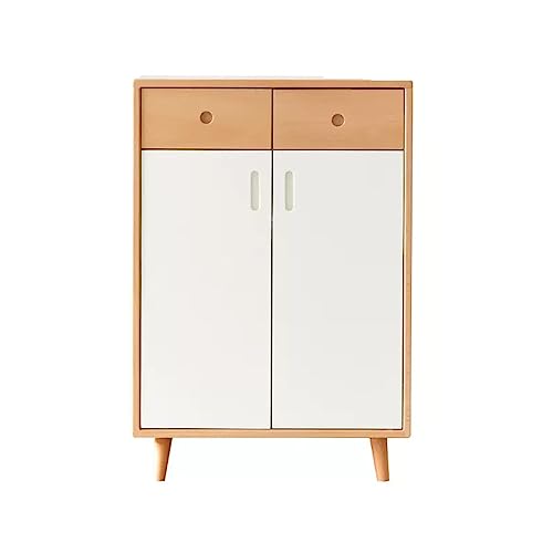 OGOODLE Zapatero de Entrada Zapatero for Entrada Gabinete de Zapatos de Madera Maciza Casillero for Puerta de casa Organizador de Zapatos Minimalista Moderno Organizador de Zapatos