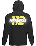 Trendiges Feuerwehr Oberteil mit reflektierendem Druck und rotem oder gelbem 112 Motiv.