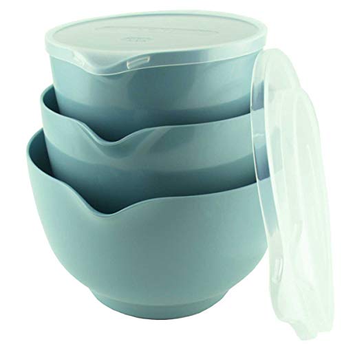 440s ROSTI RO-245305 8711269947983 - Juego de 3 cuencos (1,5 + 2 + 3 L, con tapa), color verde Cover