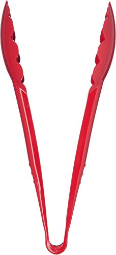 Carlisle Foodservice Products 470905 Carly Salad Tong, 9" Utility Tong, Red, 1 Pack #TOP2